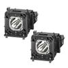Twin-Pack ET-LAD120W Genuine Original Replacement Lamp / Bulb with Housing for Panasonic PT-DW830 Projector (Made by Panasonic) view 1