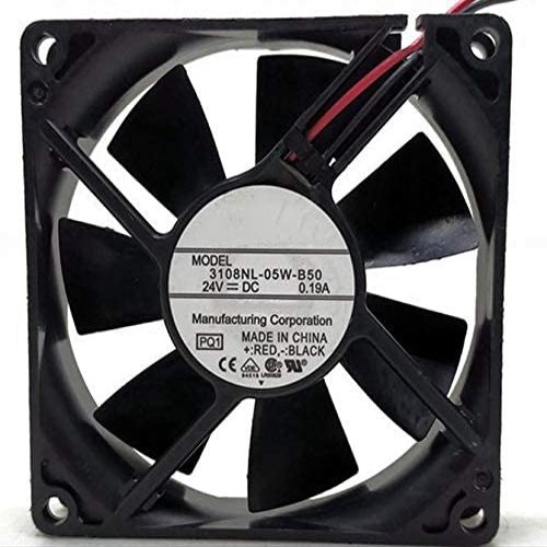 For NMB 8025 3108NL-05W-B50 80mm 8cm DC 24V 0.22A 3Wire server inverter axial Cooling Fans