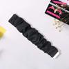 200Pcs Compatible for Garmin Approach S40 Band, Blueshaw Fabric Elastic Scrunchie Elastic Watch Band Women Cute Replacement Straps for Garmin Approach S40 (Black) view 4