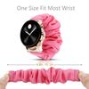 200Pcs Compatible for Movado 2.0 Smartwatch Band, Blueshaw Fabric Elastic Scrunchie Elastic Watch Band Women Cute Replacement Straps for Movado Connect 2.0 Smartwatch 40mm / 42mm (Pink, 40mm case) view 3