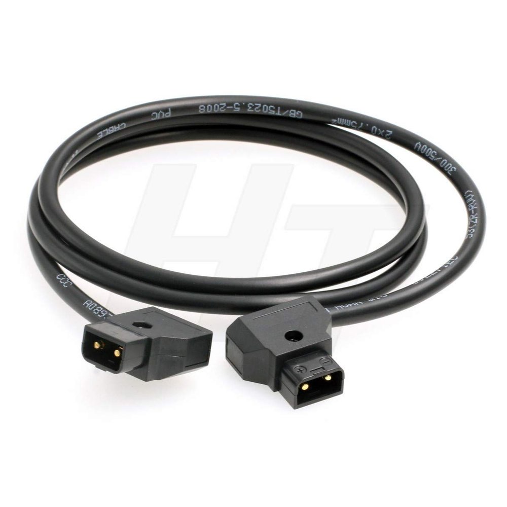 D-tap P-tap Male to Male Power Extension Cable 3.28ft for Anton-Bauer V-Mount Gold Mount Battery