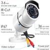 ZOSI 2.0 Megapixel HD 1080P HD-TVI Security Cameras Day Night Waterproof Camera 100ft IR Distance, Aluminum Metal Housing, Only Compatible for HD-TVI Analog DVR (Renewed) view 3