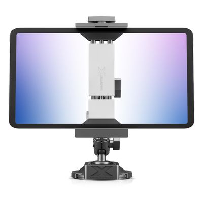 Bracketron HD Tablet Dock PRO Dash and Window Metal Clamp Mount, Universal Tablet Holder for Cars and Trucks, Compatible with Tablets Up to 10 Inches Wide