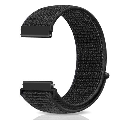 22mm Nylon Quick Release Watch Band Compatible with Samsung Galaxy Watch 3 45mm/Gear S3 Frontier/Garmin Venu 4 45mm/3 45mm/2/Vivoactive 4/Forerunner 570(47mm)/255/265/Amazfit Helio/Bip 6/5/Balance 2