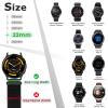 22mm Nylon Quick Release Watch Band Compatible with Samsung Galaxy Watch 3 45mm/Gear S3 Frontier/Garmin Venu 4 45mm/3 45mm/2/Vivoactive 4/Forerunner 570(47mm)/255/265/Amazfit Helio/Bip 6/5/Balance 2 view 2