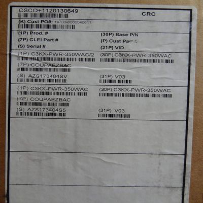 Cisco WS-C3750X-24S-S Catalyst 3750X 24 Port GIGABIT SFP Switch