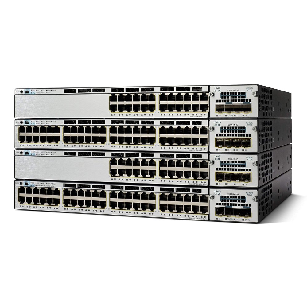 Cisco WS-C3750X-24S-E Catalyst 3750X 24-Port GE SFP IP Services Switch (Renewed)