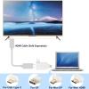 POCKET PANDA Universal HDMI Adapter Ring Kit with Security Loop-4K for USB C, Displayport, Mini DP, Mini HDMI to Monitor HDMI Office Video Converter. 4 Adapters with Key Security Loop for Office view 2