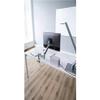 Durable Monitor Mount with Flexible Arm and Desk Clamp, 360-Degree Rotation, Tiltable, for VESA Screens 21-27", User-Friendly, Silver (508323) view 2