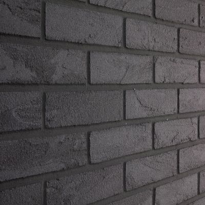 ELASTOLITH 99541 Nero Madagaskar per Esterni Flexible Brick, 50x210 mm, Anthracite