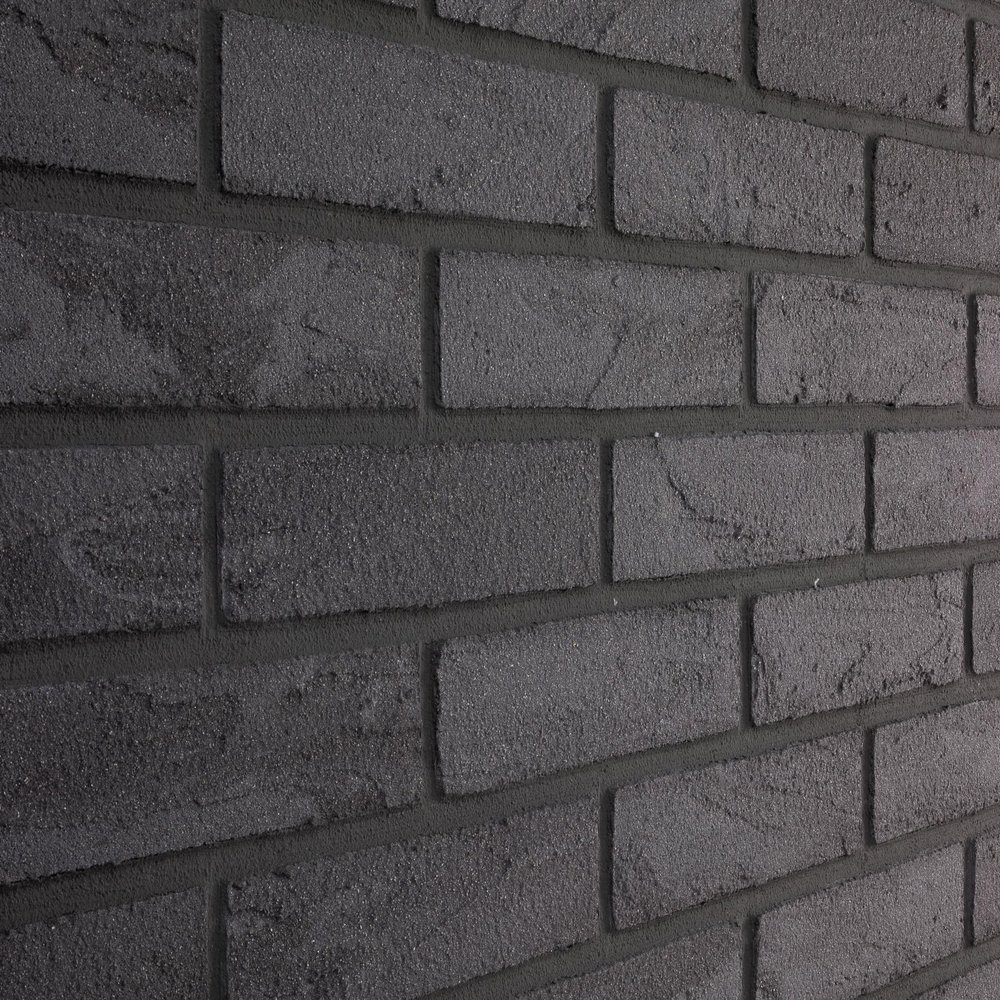 ELASTOLITH 99541 Nero Madagaskar per Esterni Flexible Brick, 50x210 mm, Anthracite