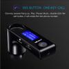 Bluetooth FM Transmitter for Car, Bluetooth 4.1 Wireless FM Radio Adapter Car Kit with Hand Free Call 4 Modes Music Play Support TF Card &U-Disk Voltage Detection view 2