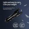 Andoer Portable Tripod Stand Aluminum Alloy 5kg/11lbs Load Capacity Max. Height 148cm/58.2in with 3-Way Tripod Head Middle Axis Black view 2