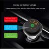 Bluetooth FM Transmitter for Car, Wireless Bluetooth 4.2 in-Car Radio Adapter Car Kit with Handsfree Calling 2 USB Support TF Card U-Disk AUX Voltage Detection view 4