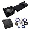 American Sound Connection Compatible with 2004-2006 Ford F-150 Super Crew Truck Alpine Type S S-W10D2 Dual 10" Sub Box Enclosure with S-A60M Amplifier & 4GA Amp Kit view 1