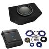 American Sound Connection Alpine Bundle Compatible with 2000-2009 Honda S2000 S-W12D4 Dual 4Ohm 1200W 12" Sub with S-A60M 1200W Amp, and HOND1X12-S2000 Single 12" Trunk Sub Box view 1