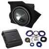 American Sound Connection Harmony Audio Bundle with Alpine SWT-10S2 10" Sub Box Enclosure with S-A60M Amplifier & 4GA Amp Kit Compatible with Pontiac Firebird 1993-2002 view 1