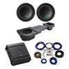 Alpine S-W10D2 Compatible with Dodge Ram Quad or Crew Truck 2002-2018 Type S Dual 10" Rhino Coated Sub Box Enclosure with S-A60M Amplifier & 4GA Amp Kit view 1