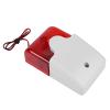 Dioche Wired Strobe Siren Sound Alarm, Strobe Red Light Sound Flash Siren Home Security Alarm System 110dB Siren 12V DC view 4