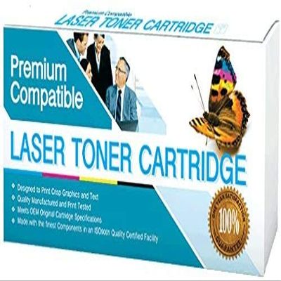 On-Site Laser Compatible Label Tape Replacement for DK-2214, DK2214, Continuous Length Paper Tape - Black on White