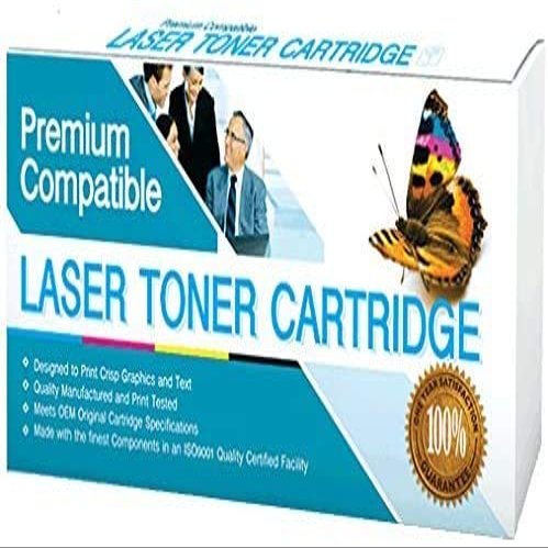 On-Site Laser Compatible Label Tape Replacement for DK-2214, DK2214, Continuous Length Paper Tape - Black on White