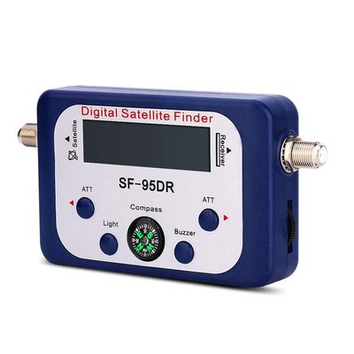 Digital Satellite Finder, LCD screen Satellite detection Satellite measuring device strength Dish Sat with built in alarm buzzer