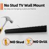 AENTGIU Studless TV Wall Mount, Heavy Duty Drywall TV Bracket Hanger for 26-55 inch Flat Screen TVs, No Stud, NO Drill, No Anchors, Easy Install with All Hardware Included view 2