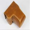 A6600 Case, BolinUS Handmade PU Leather Fullbody Camera Case Bag Cover for Sony Alpha A6600 16-70mm 18-55mm 18-135mm Lens Bottom Opening Version + Neck Strap + Mini Storage Bag (Brown) view 3