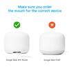 HOLACA Outlet Wall Mount Hanger for Google Nest WiFi Router(2nd Generation), Space Saving Holder, Easy Moved, Cord Management for Google Nest WiFi Router Without Messy Wires and Screws (2 Pack) view 2