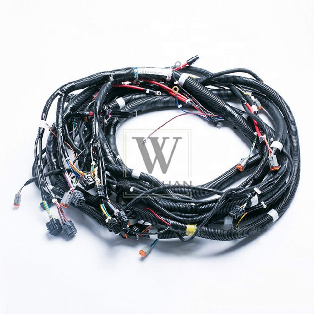 Excavator Harness PC130-7 External Wiring Harness 203-06-71711 Wire Harness 203-06-71712 For KOMATSU