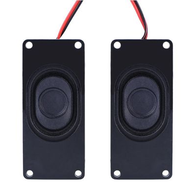 1 Pair 5w TV Speakers LCD Notebook Tablet PC Sound Amplifier Speaker with 70mm X 30mm 8ohm, Suitable for TV, LCD Monitor, PC, Laptop Speakers