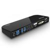 Case of 5, WAVLINK USB 3.0 Universal Laptop Docking Station Dual Display with HDMI & DVI/VGA with Gigabit Ethernet, 6 USB Ports, Audio for Laptop, Ultrabook and PCs, More Efficient Home Office view 1