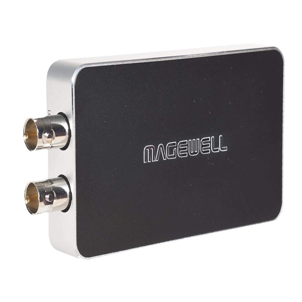 Magewell USB Capture SDI Plus 1-Channel SDI to USB 3.1 Audio/Video Capture with Loop-Through, Analog Line I/O, Up to 2K / 120fps (32050)
