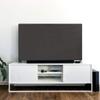 kwmobile Dust Cover for 65" TV - Fabric Case TV Protector for Indoor Flat Screen TVs - Dark Grey view 2