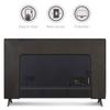 kwmobile Dust Cover for 65" TV - Fabric Case TV Protector for Indoor Flat Screen TVs - Dark Grey view 4
