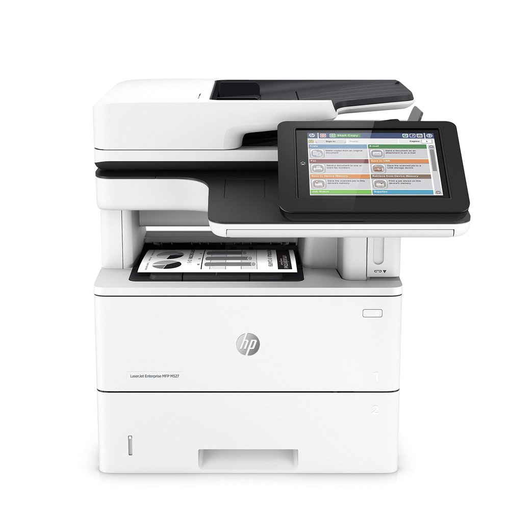 HP LaserJet M527dnm Laser Multifunction Printer - Plain Paper Print - 1 x Input Tray 550 Sheet (Renewed)