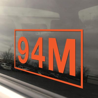 5-Pack Army MOS 94M Surveillance Radar Repairer Window Decal. Free Lifetime Replacement. 3" x 5" Heavy Duty Die Cut Vinyl Veteran Bumper Sticker. (Orange)