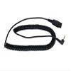 2M Coiled Cord with 2.5MM Plug GN Qd to 2.5MM Plug - SC Classic and Ultra Series QD, VXI G Series, Starkey G Series view 1
