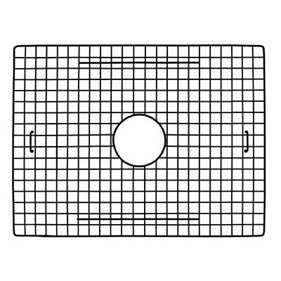 Steel Bottom Grid in Matte Black Finish