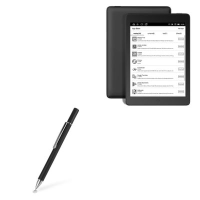 BoxWave Stylus Pen Compatible with Boyue Likebook Ares Note - FineTouch Capacitive Stylus, Super Precise Stylus Pen - Jet Black