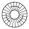 Native Trails 11-inch Round Sink Bottom Grid Matte Black Matte view 1