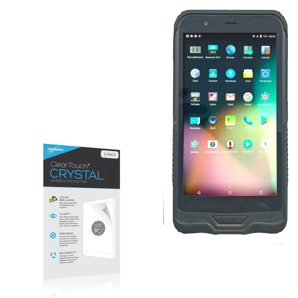 BoxWave Screen Protector Compatible with Conker SX6 - ClearTouch Crystal (2-Pack), HD Film Skin - Shields from Scratches