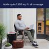 Amazon eero 6 mesh wifi add-on extender - Add up to 1,500 sq. ft. of Wi-Fi 6 coverage. Required eero mesh wifi system not included view 2