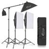 ShowMaven 45W Dimmable LED Light with Double Color Temperature Continuous Lighting Studio Kit,3 Packs 20x28 Inches Studio Softbox, for Photo Studio Portrait, Video Shooting view 1