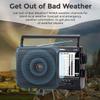 NOAA Weather AM FM Portable Radio, 3 D Batteries or AC Adapter Powered view 2