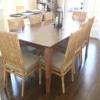 Highland Manor Wood Products 2 Sided Tapered Dining Table Leg - 29" Tall x 3 1/2" Wide - Unfinished Wooden Leg for Kitchen Tables and Desks (Pine) (1 Leg) view 4