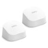 Amazon eero 6 mesh wifi system - Supports internet plans up to 500 Mbps, Coverage up to 3,000 sq. ft., Connect 75+ devices, 2-pack (1 router + 1 extender) view 1