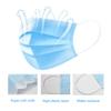 Valuell 30 Pack Disposable Face 3-Layer Breathable Filter for Home Office, M, Blue, 30 Count view 2
