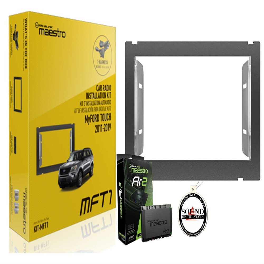 ADS Maestro KIT-MFT1 Dash Kit and T Harness for Select 2011-up Ford Vehicles + ADS-MRR2 Interface Module with Sound of Tri-State Car Freshener Bundle