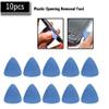 Deal Maniac 10 Pieces Universal Triangle Plastic Pry Opening Tool Compatible with iPhone, Galaxy, Pixel Mobile Phone Laptop Tablet LCD Screen Case Disassembly Blue Guitar Picks view 2